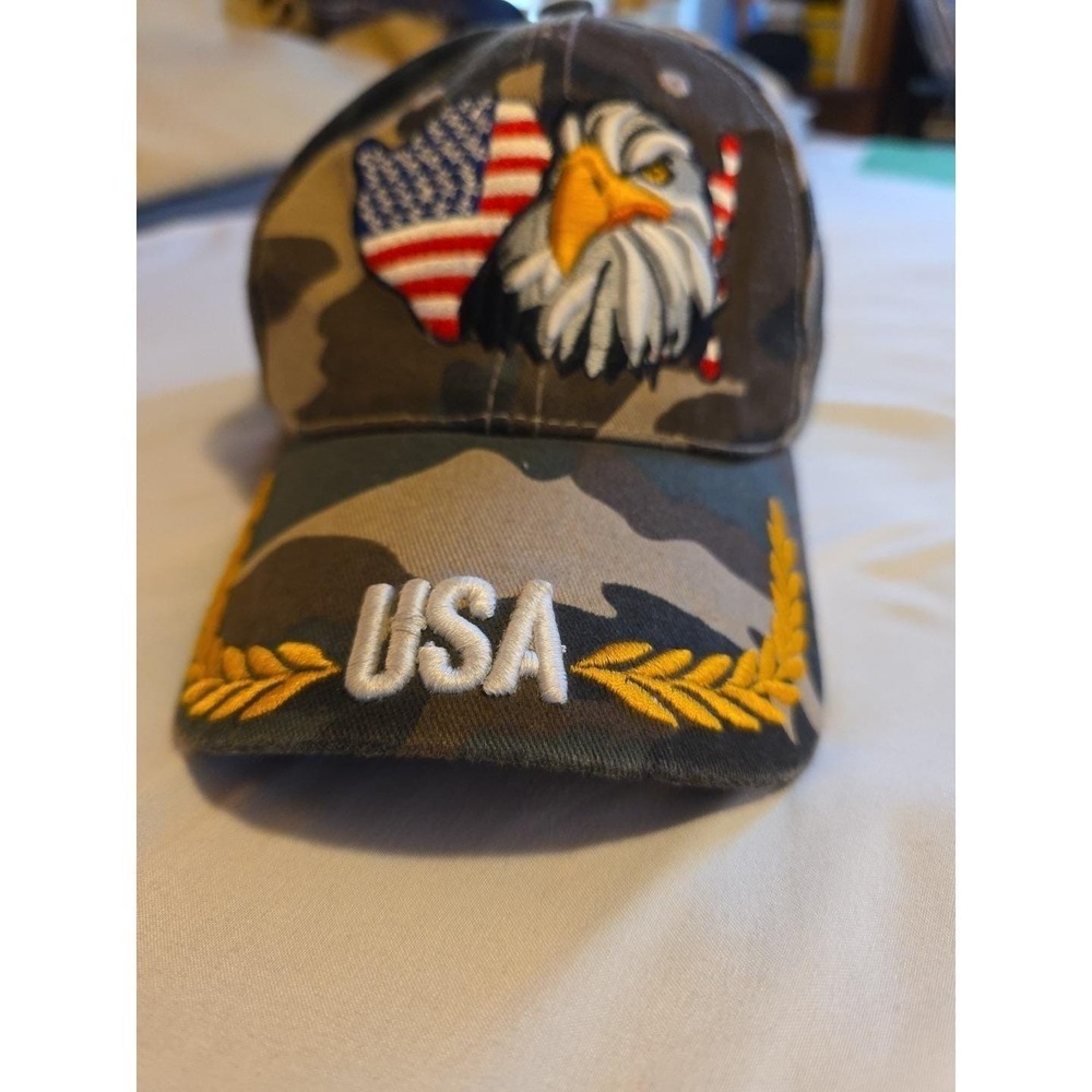 USA American Bald Eagle Trucker Embroided  Hat